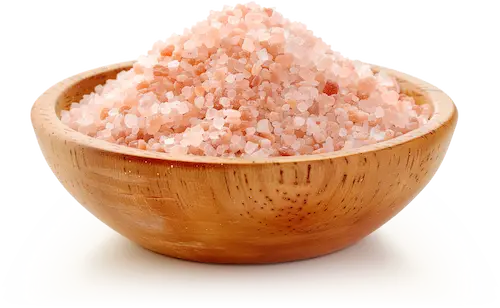 Bowl of Himalayan salt
